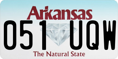 AR license plate 051UQW