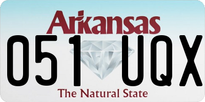 AR license plate 051UQX