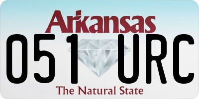 AR license plate 051URC