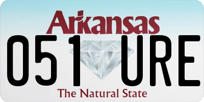 AR license plate 051URE