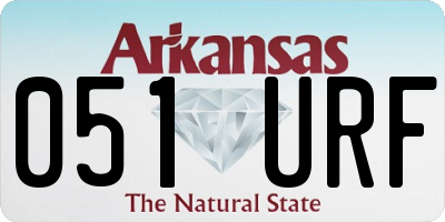 AR license plate 051URF