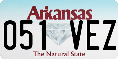 AR license plate 051VEZ