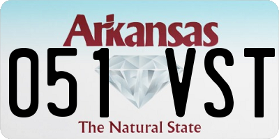 AR license plate 051VST