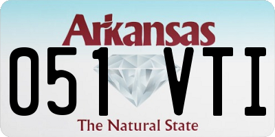 AR license plate 051VTI