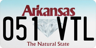 AR license plate 051VTL