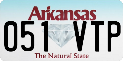 AR license plate 051VTP