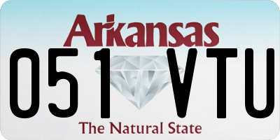 AR license plate 051VTU