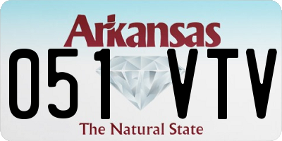 AR license plate 051VTV