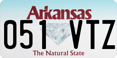 AR license plate 051VTZ