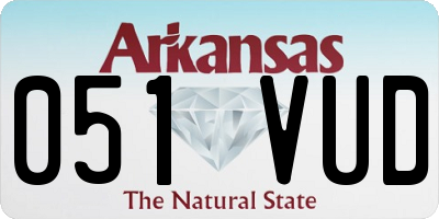 AR license plate 051VUD