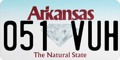 AR license plate 051VUH