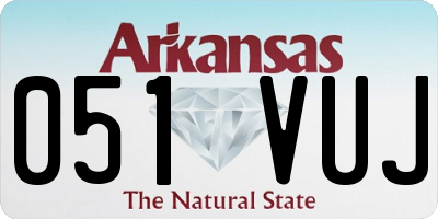 AR license plate 051VUJ