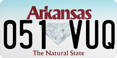 AR license plate 051VUQ
