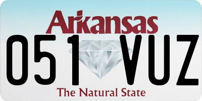 AR license plate 051VUZ
