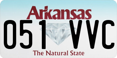 AR license plate 051VVC