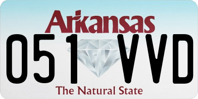 AR license plate 051VVD