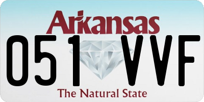 AR license plate 051VVF