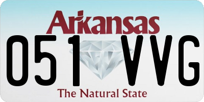 AR license plate 051VVG