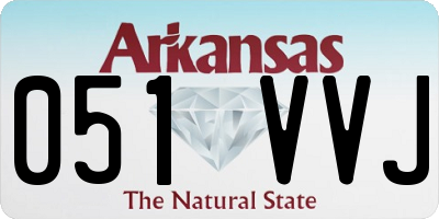 AR license plate 051VVJ