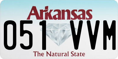 AR license plate 051VVM