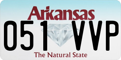 AR license plate 051VVP