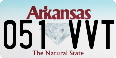 AR license plate 051VVT