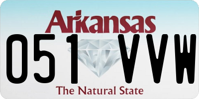 AR license plate 051VVW