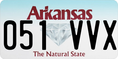 AR license plate 051VVX