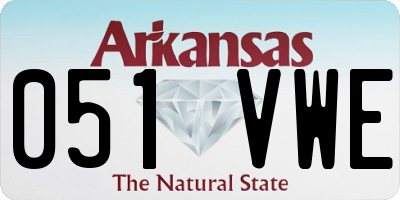 AR license plate 051VWE