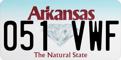 AR license plate 051VWF