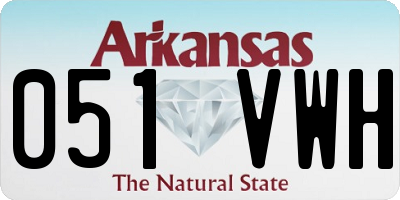 AR license plate 051VWH