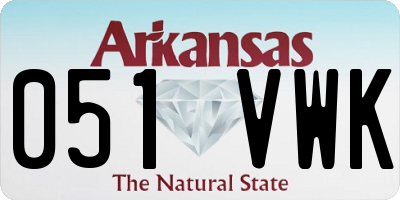 AR license plate 051VWK