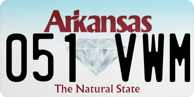 AR license plate 051VWM