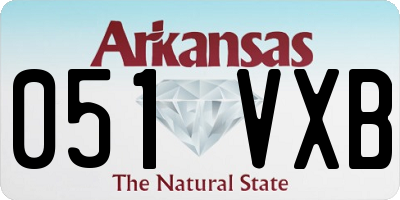 AR license plate 051VXB