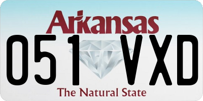 AR license plate 051VXD