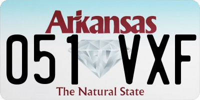 AR license plate 051VXF