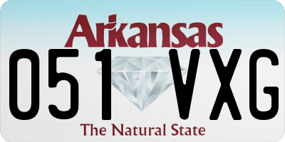 AR license plate 051VXG