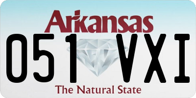 AR license plate 051VXI