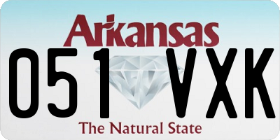 AR license plate 051VXK