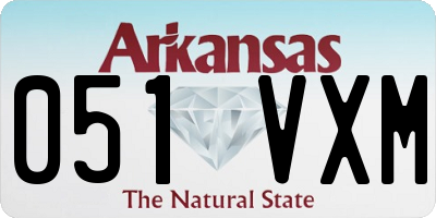 AR license plate 051VXM