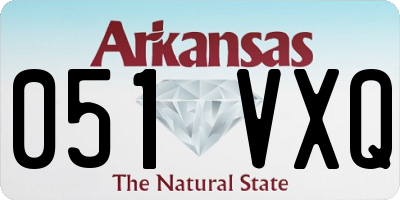 AR license plate 051VXQ