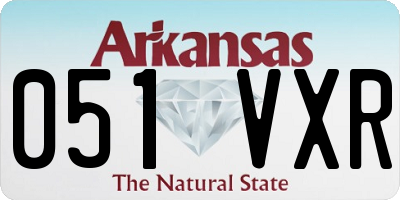 AR license plate 051VXR