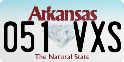 AR license plate 051VXS