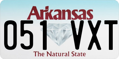 AR license plate 051VXT