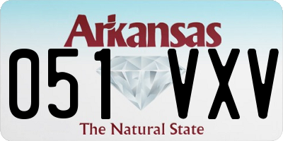 AR license plate 051VXV