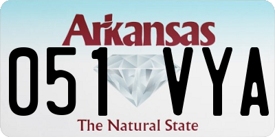 AR license plate 051VYA