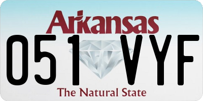 AR license plate 051VYF
