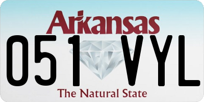 AR license plate 051VYL