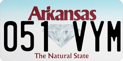 AR license plate 051VYM