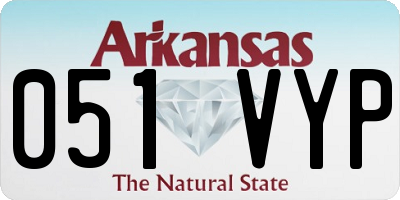 AR license plate 051VYP